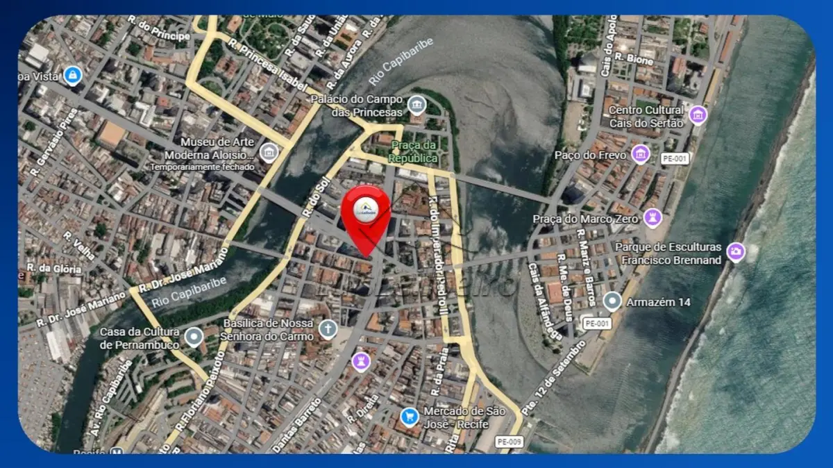 LOTE 043 - SALA COMERCIAL - 3º andar, Edifício Sulacap, Avenida Guararapes, nº 111, Santo Antônio, Recife/PE, com área de 528,75m²