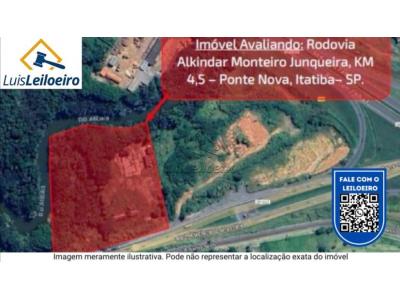 LOTE 01513 - Gleba de terras com construções, na Rodovia Alkindar Monteiro Junqueira, KM 4,5, Ponte Nova, Itatiba/SP. Com área total de 20.117,82m².