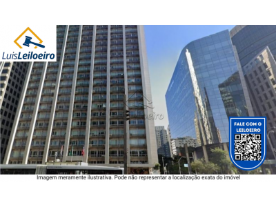 LOTE 015 - Conjunto 801, localizado no 8º andar do Edifício Numa de Oliveira, situado na Avenida Paulista, nº 1009, Bela Vista, São Paulo/SP. Área total construída de 791,45 m².