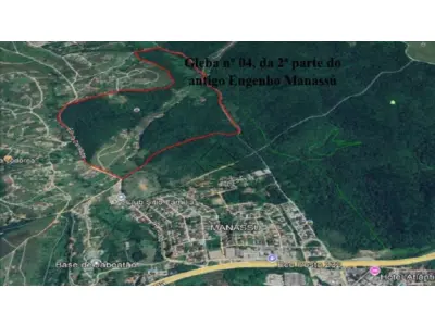 LOTE 0035 - GLEBA Nº 04, DA 2ª PARTE DO ANTIGO ENGENHO MANASSÚ, ACESSO PELA BR-232 IMEDIAÇÕES DO KM 19, JABOATÃO DOS GUARARAPES/PE. COM UMA ÁREA LÍQUIDA DE 61,7200 HECTARES