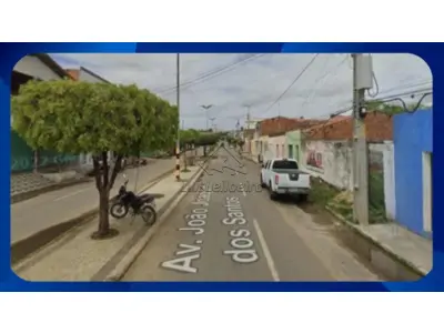 LOTE 083 - CASA - Área construída de 285,60m² (12m x 23,80m), Avenida João Joaquim dos Santos, Aurora/CE