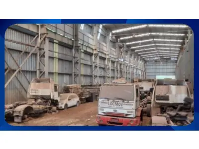 LOTE 003 - IMÓVEL INDUSTRIAL - Galpão com 3.594,08m² em terreno de 27.727,03m² (2,77 hectares), localizado na Rodovia BR-153, nº 650, Distrito Industrial III, Bady Bassitt/SP