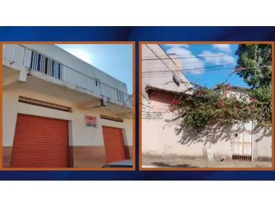 LOTE 028 - IMÓVEIS COMERCIAIS/RESIDENCIAIS -  área total de 324m², localizados no bairro Santa Rita, Governador Valadares/MG.