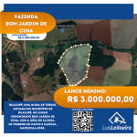 GUAXUPÉ: UMA GLEBA DE TERRAS, SITUADA NO MUNICÍPIO DE GUAXUPÉ, NO LUGAR DENOMINADO BOM JARDIM DE CIMA, COM A ÁREA DE 24,30HA, DE TERRENO EM PASTO E CAFEZAL. MATRICULA 8708