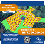 GUAXUPÉ: UMA GLEBA DE TERRAS, SITUADA NO MUNICÍPIO DE GUAXUPÉ, NO LUGAR DENOMINADO BOM JARDIM DE CIMA, COM A ÁREA DE 24,30HA, DE TERRENO EM PASTO E CAFEZAL. MATRICULA 8708